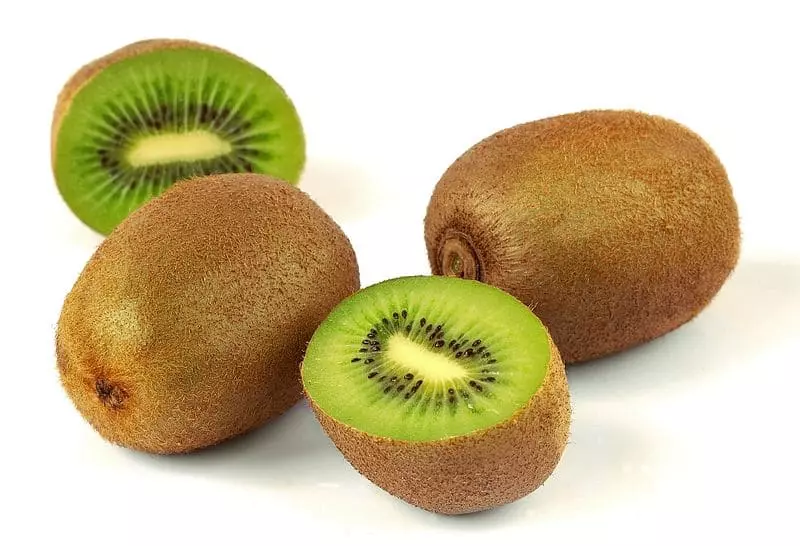Иллюстрация к плоду Киви (kiwifruit)